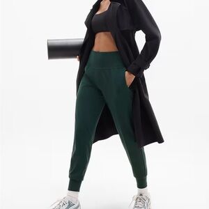 Athleta Salutation High-Rise Jogger Pants in color Pine